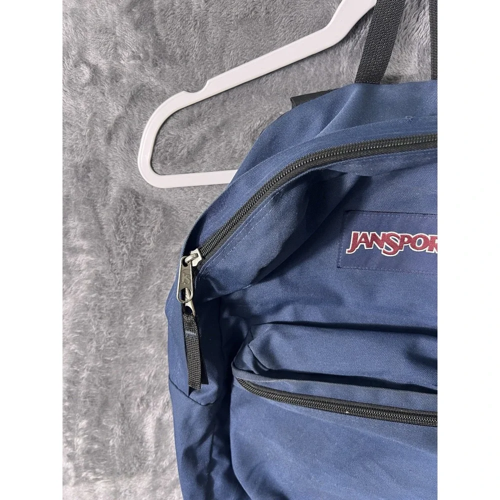 JanSport SuperBreak Navy Blue Backpack School Bag JS00T501 Classic 25L